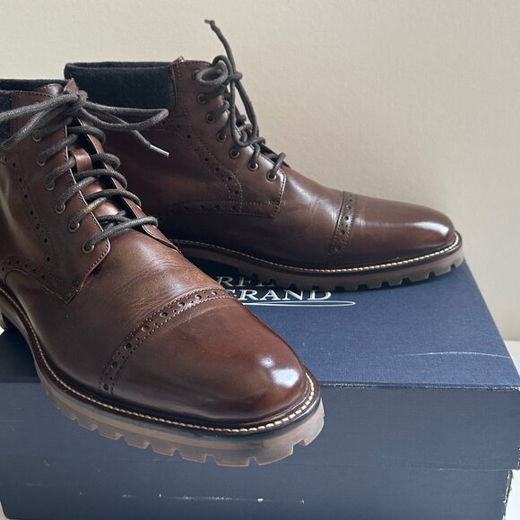 Warfield & Grand Potrero Cap-toe Boots - Chestnut - Size 14 (53801) - Picture 2 of 9